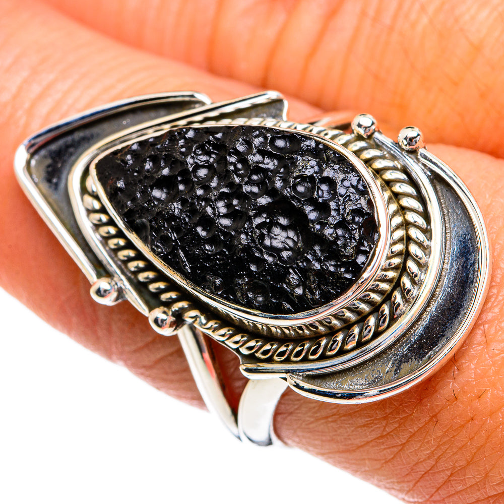 Tektite Rings handcrafted by Anasilvercos - RING80833