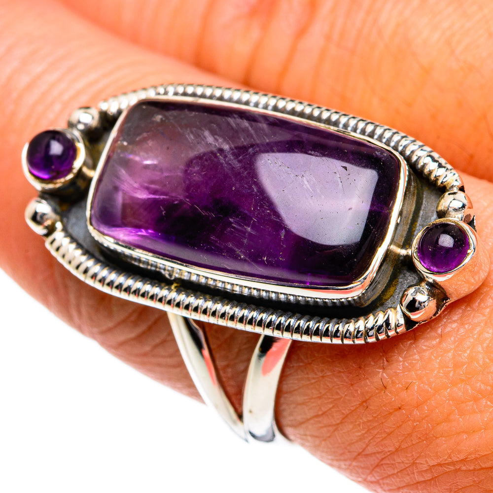 Amethyst Rings handcrafted by Anasilvercos - RING80862
