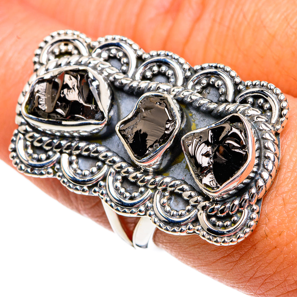 Shungite Rings handcrafted by Anasilvercos - RING80863