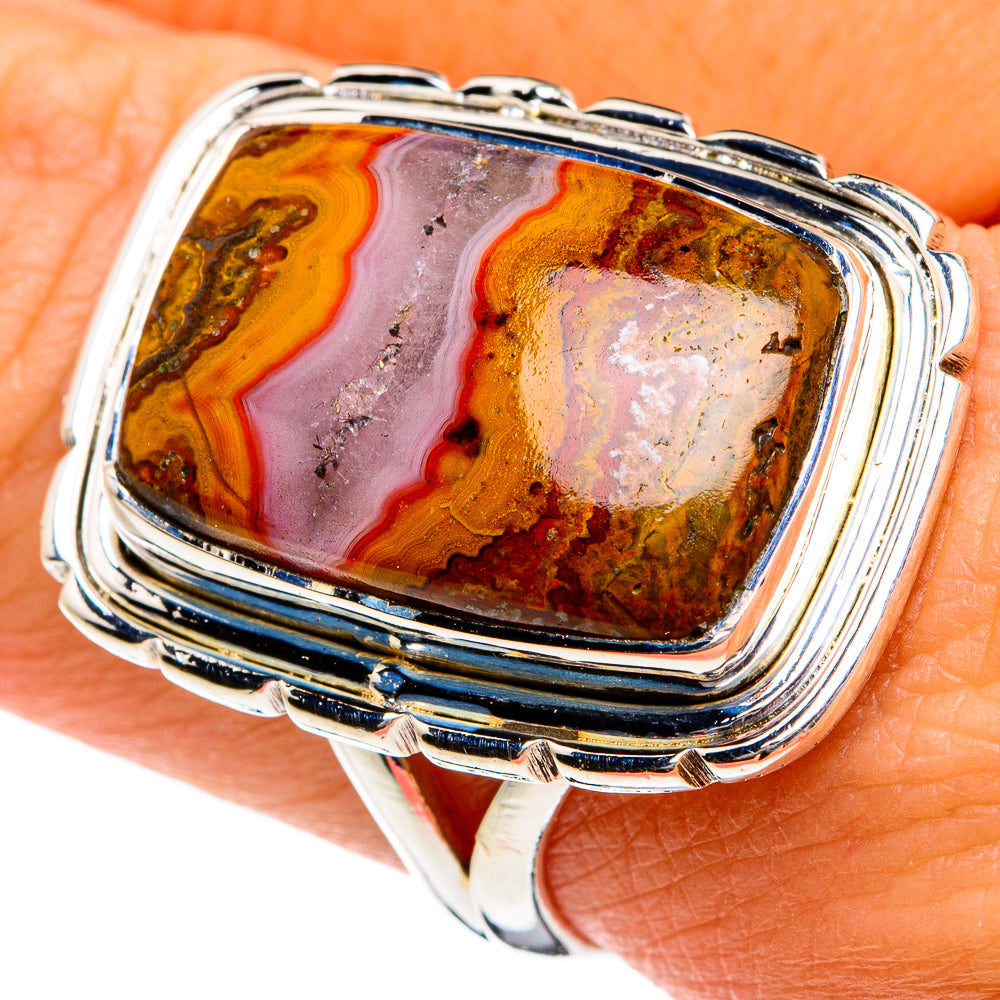 Ocean Jasper Rings handcrafted by Anasilvercos - RING80881