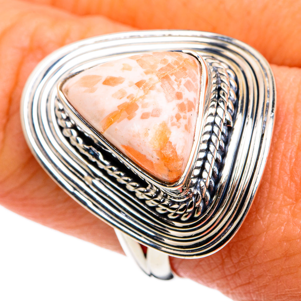 Scolecite Rings handcrafted by Anasilvercos - RING80883