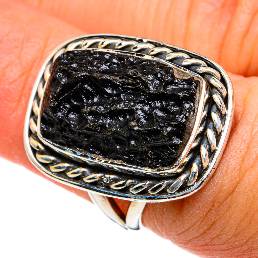 Tektite Rings handcrafted by Anasilvercos - RING80893