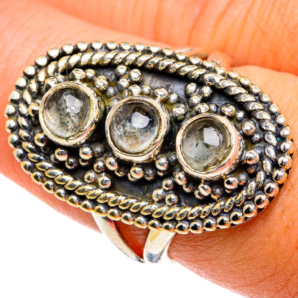 Aquamarine Rings handcrafted by Anasilvercos - RING80909