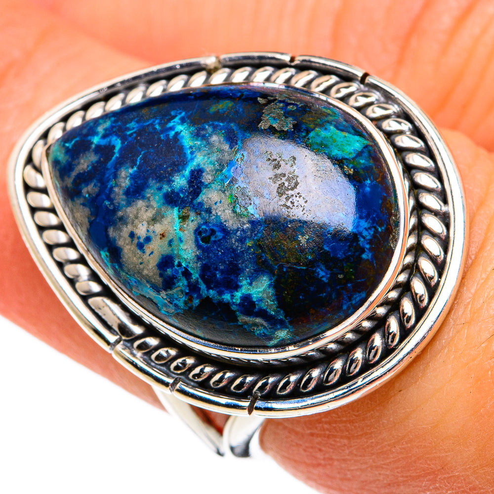 Shattuckite Rings handcrafted by Anasilvercos - RING80911