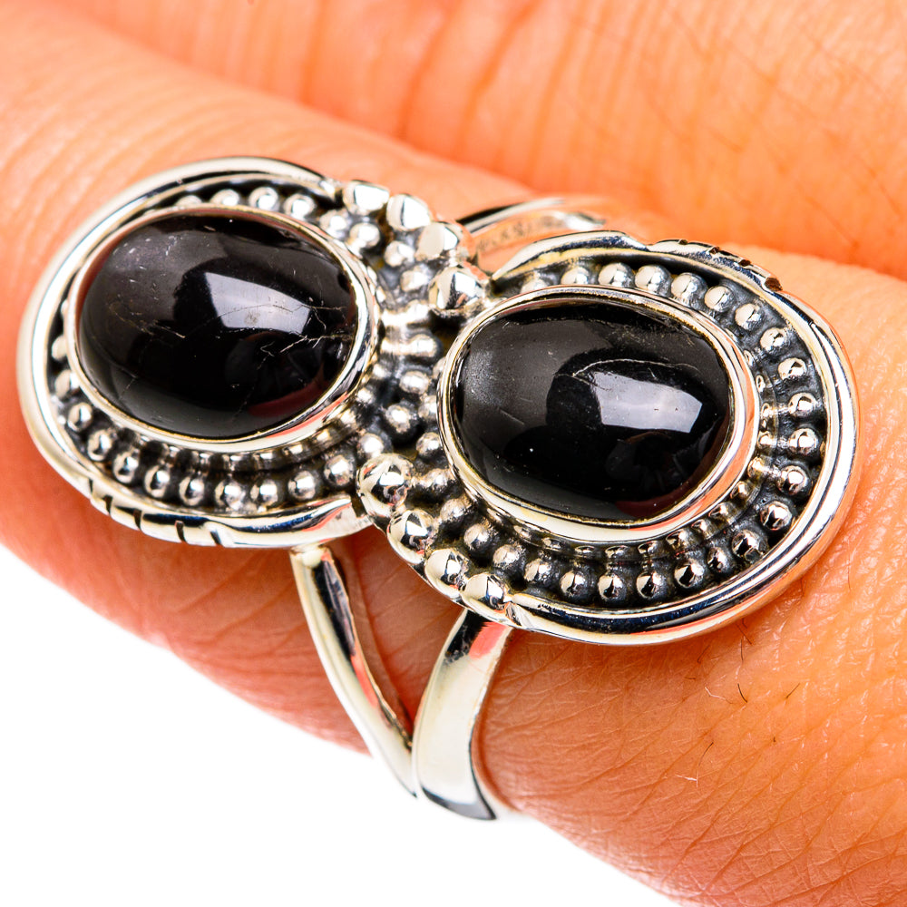 Black Onyx Rings handcrafted by Anasilvercos - RING80930