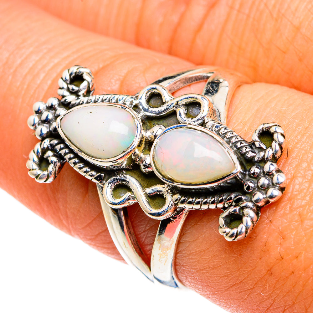 Ethiopian Opal Rings handcrafted by Anasilvercos - RING80937