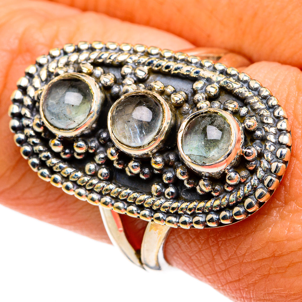 Aquamarine Rings handcrafted by Anasilvercos - RING80943
