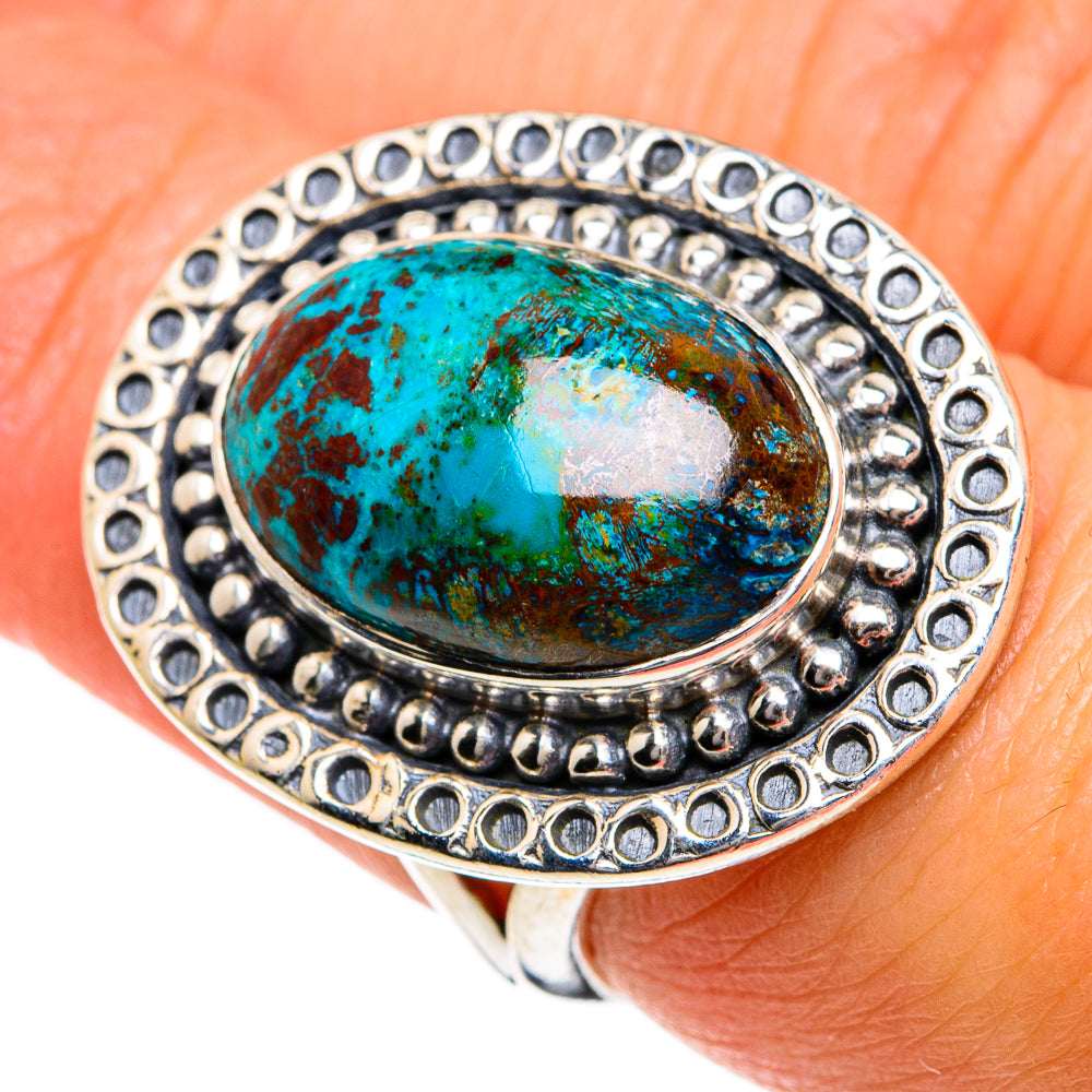 Shattuckite Rings handcrafted by Anasilvercos - RING80946