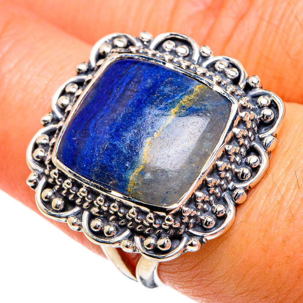 Sodalite Rings handcrafted by Anasilvercos - RING80947