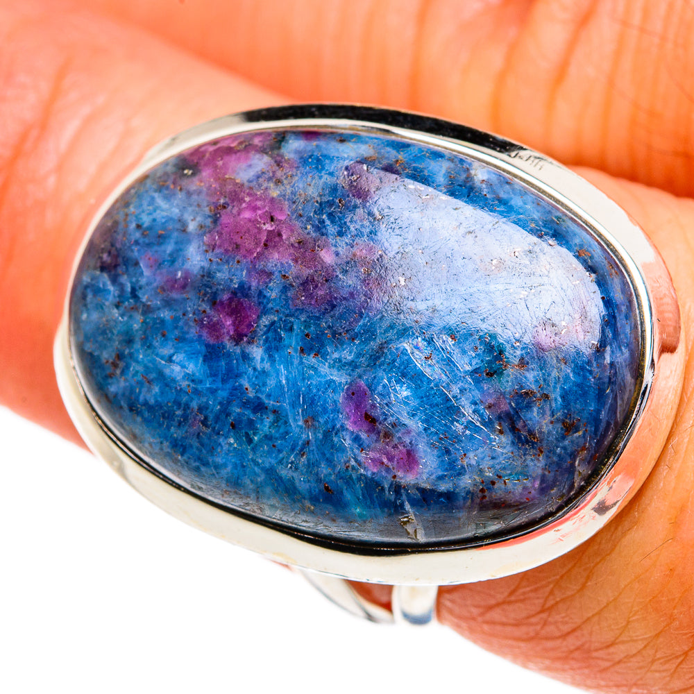 Ruby Fuchsite Rings handcrafted by Anasilvercos - RING80949