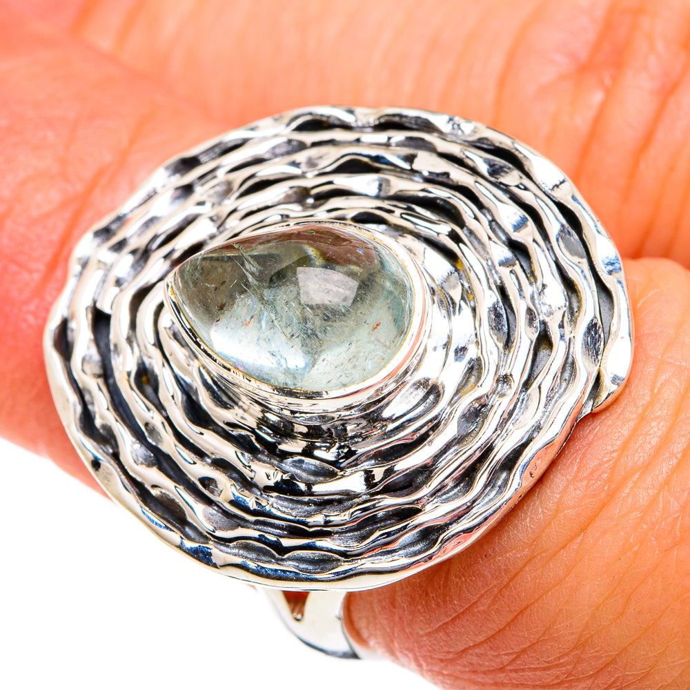 Aquamarine Rings handcrafted by Anasilvercos - RING80951