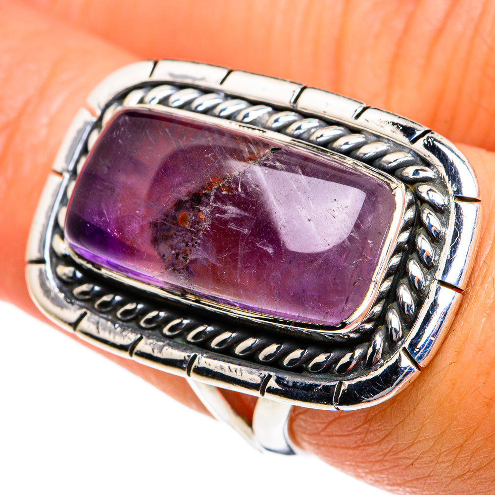 Amethyst Rings handcrafted by Anasilvercos - RING80965