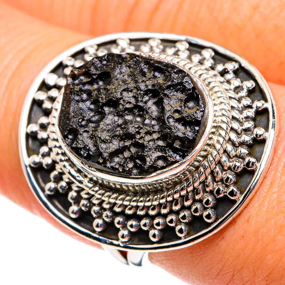 Tektite Rings handcrafted by Anasilvercos - RING80967