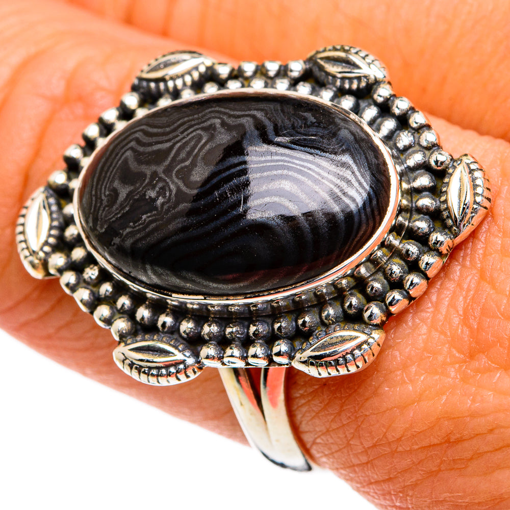 Psilomelane Rings handcrafted by Anasilvercos - RING81002