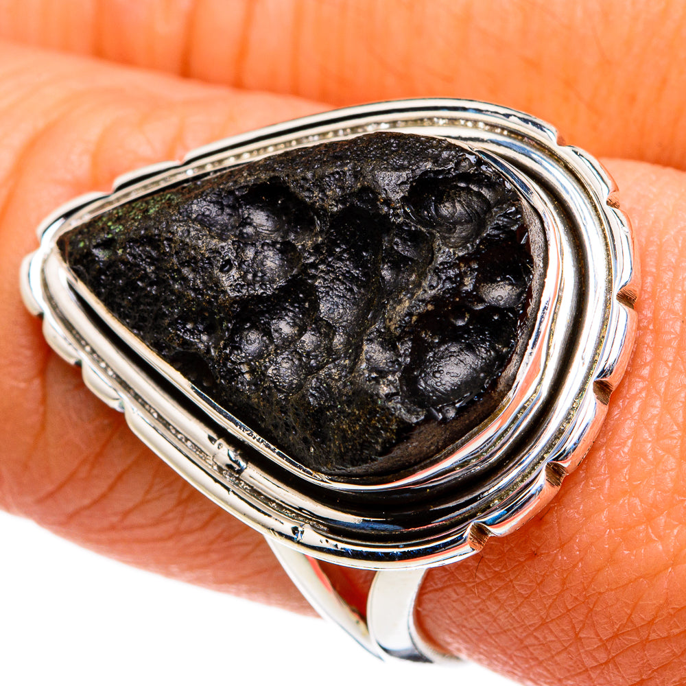Tektite Rings handcrafted by Anasilvercos - RING81003