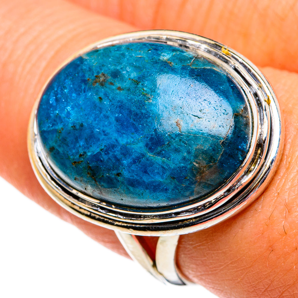 Apatite Rings handcrafted by Anasilvercos - RING81016