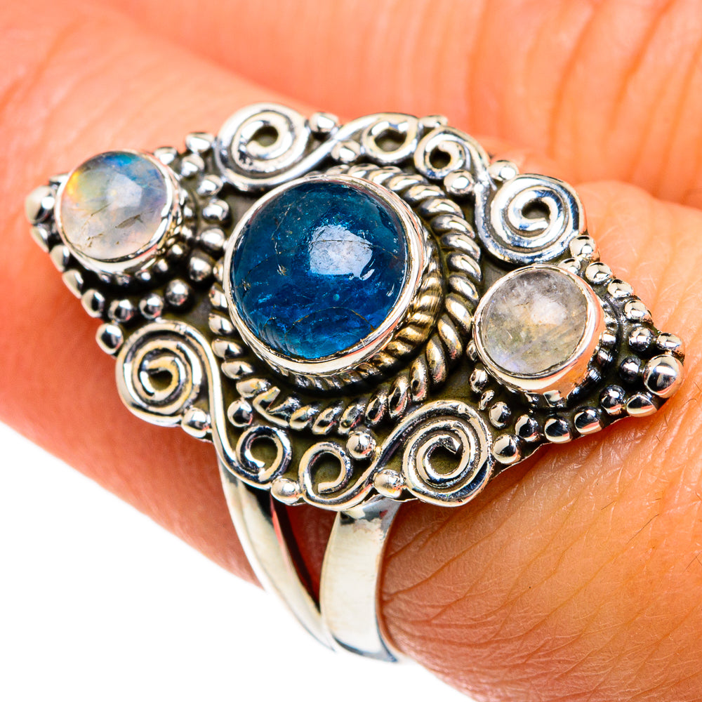 Apatite Rings handcrafted by Anasilvercos - RING81018