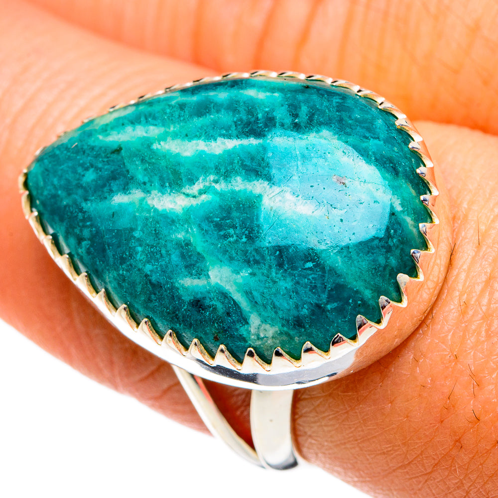 Amazonite Rings handcrafted by Anasilvercos - RING81026