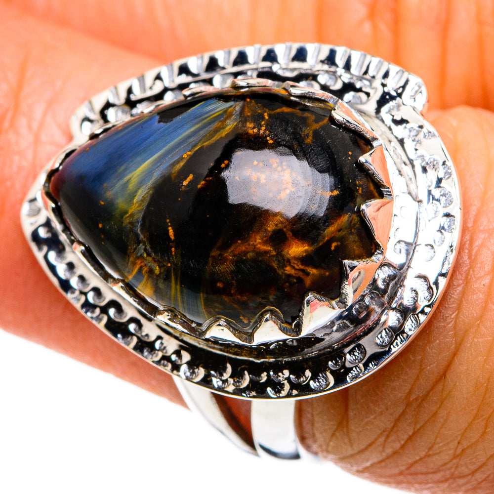 Pietersite Rings handcrafted by Anasilvercos - RING81037