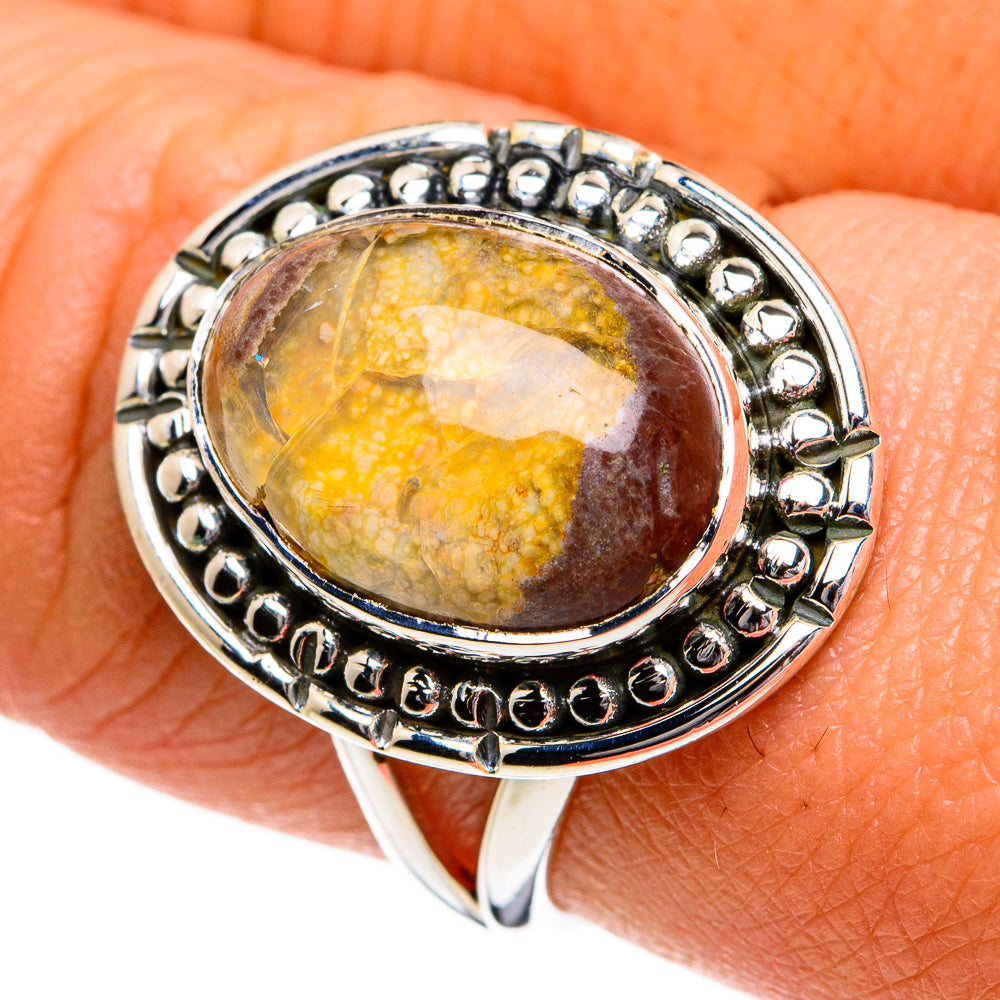 Ocean Jasper Rings handcrafted by Anasilvercos - RING81042