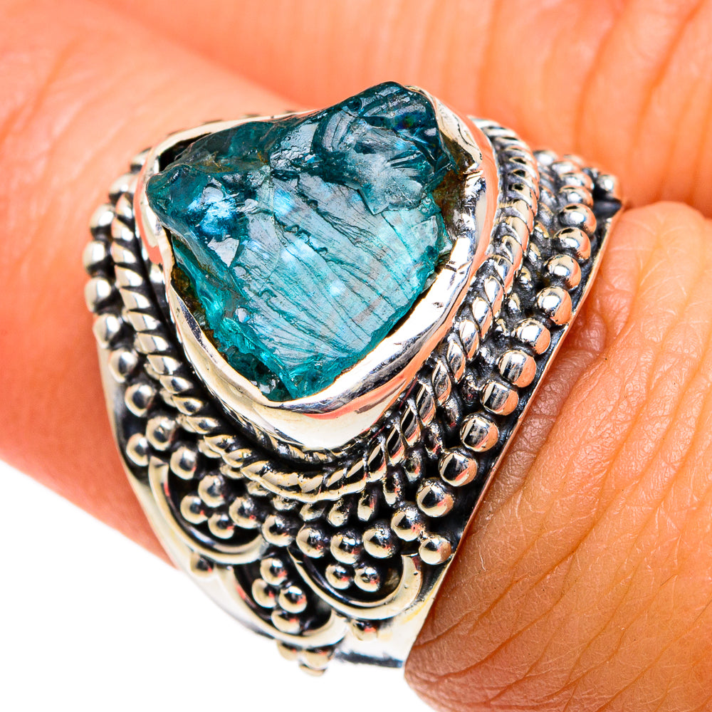 Apatite Rings handcrafted by Anasilvercos - RING81049