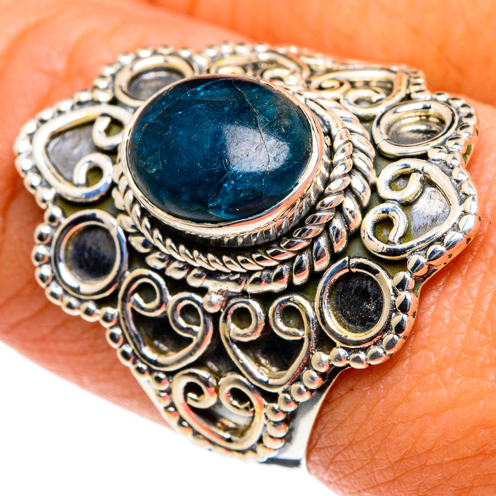 Apatite Rings handcrafted by Anasilvercos - RING81051