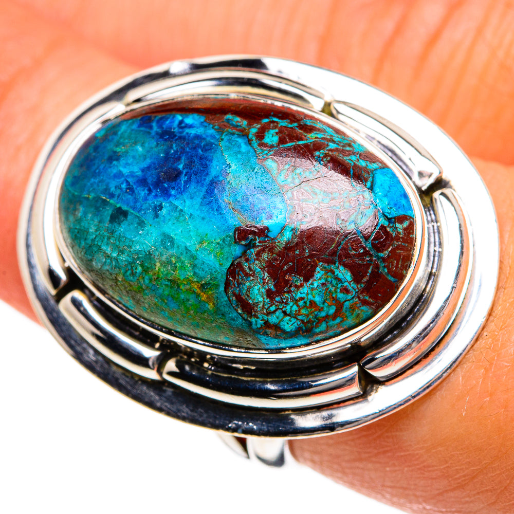 Shattuckite Rings handcrafted by Anasilvercos - RING81077