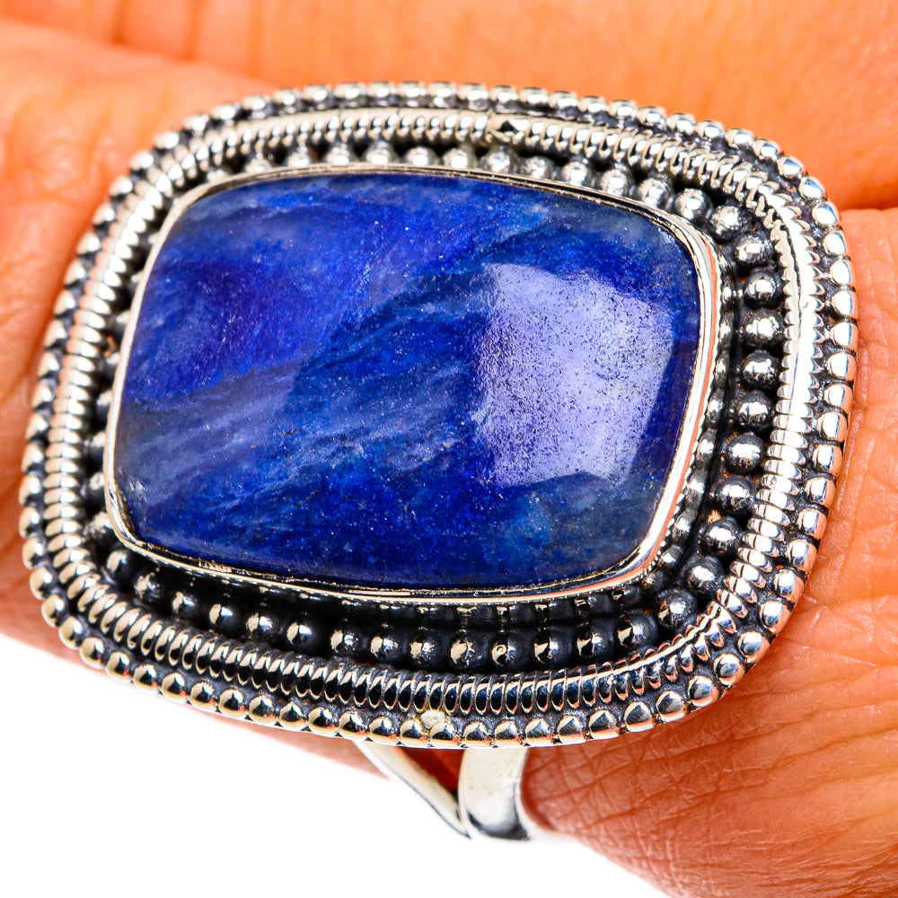 Sodalite Rings handcrafted by Anasilvercos - RING81079