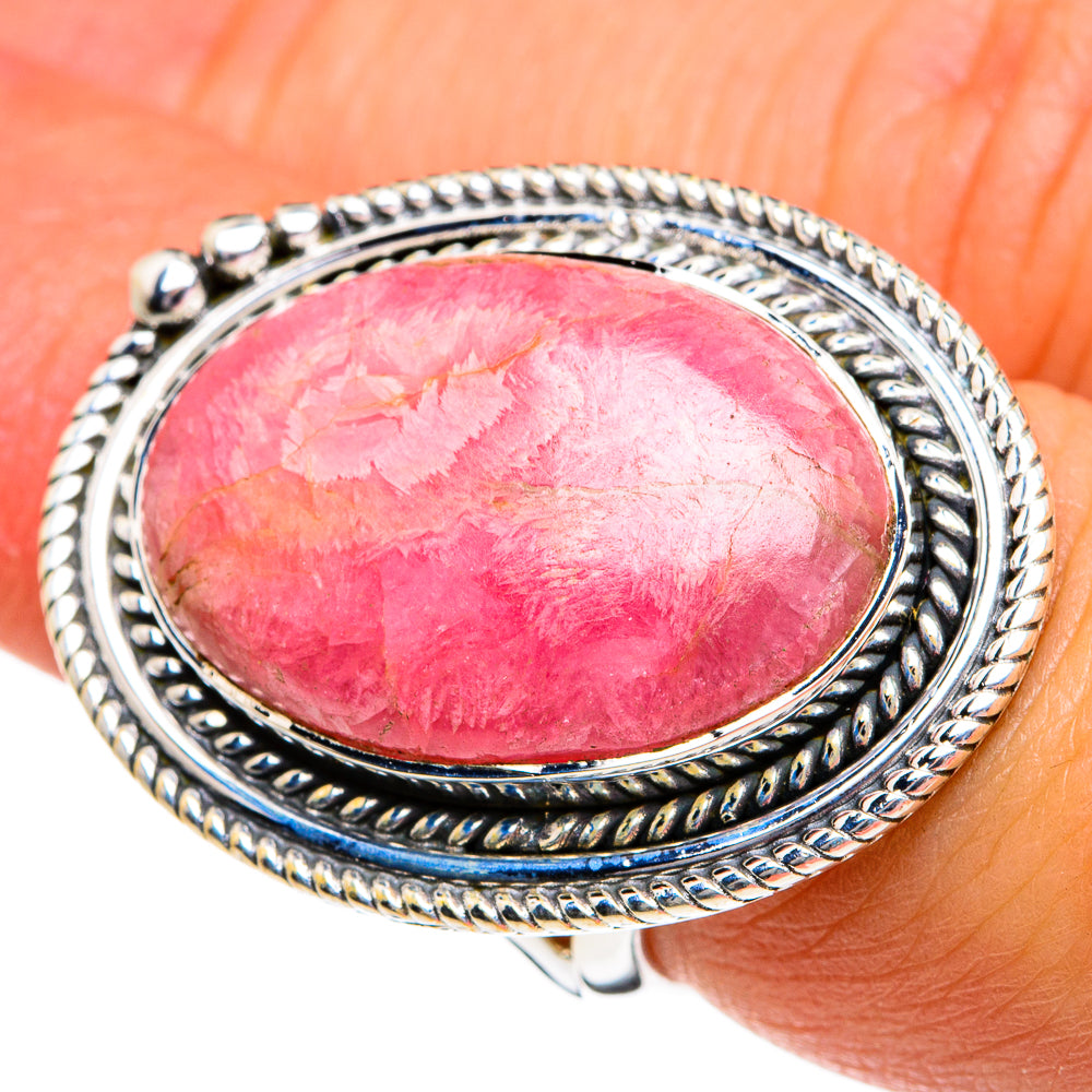 Rhodochrosite Rings handcrafted by Anasilvercos - RING81093