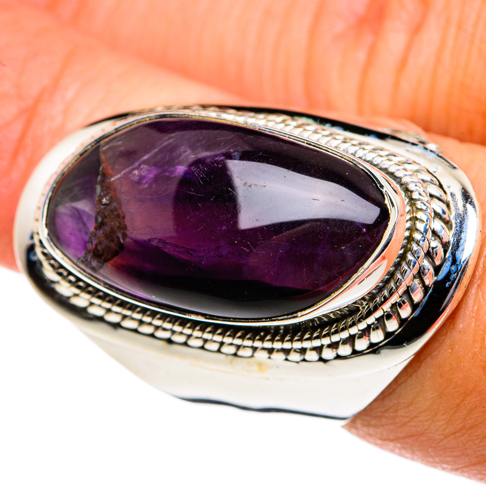 Amethyst Rings handcrafted by Anasilvercos - RING81095