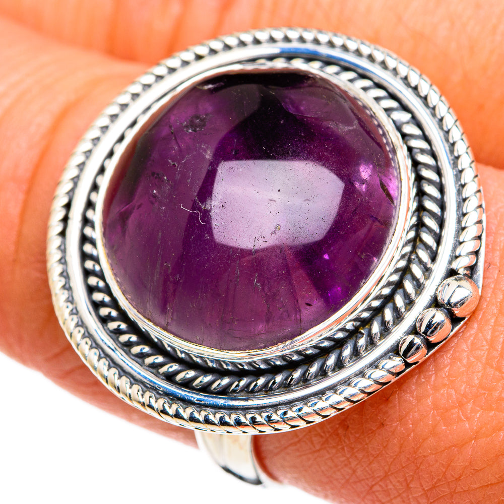 Amethyst Rings handcrafted by Anasilvercos - RING81096