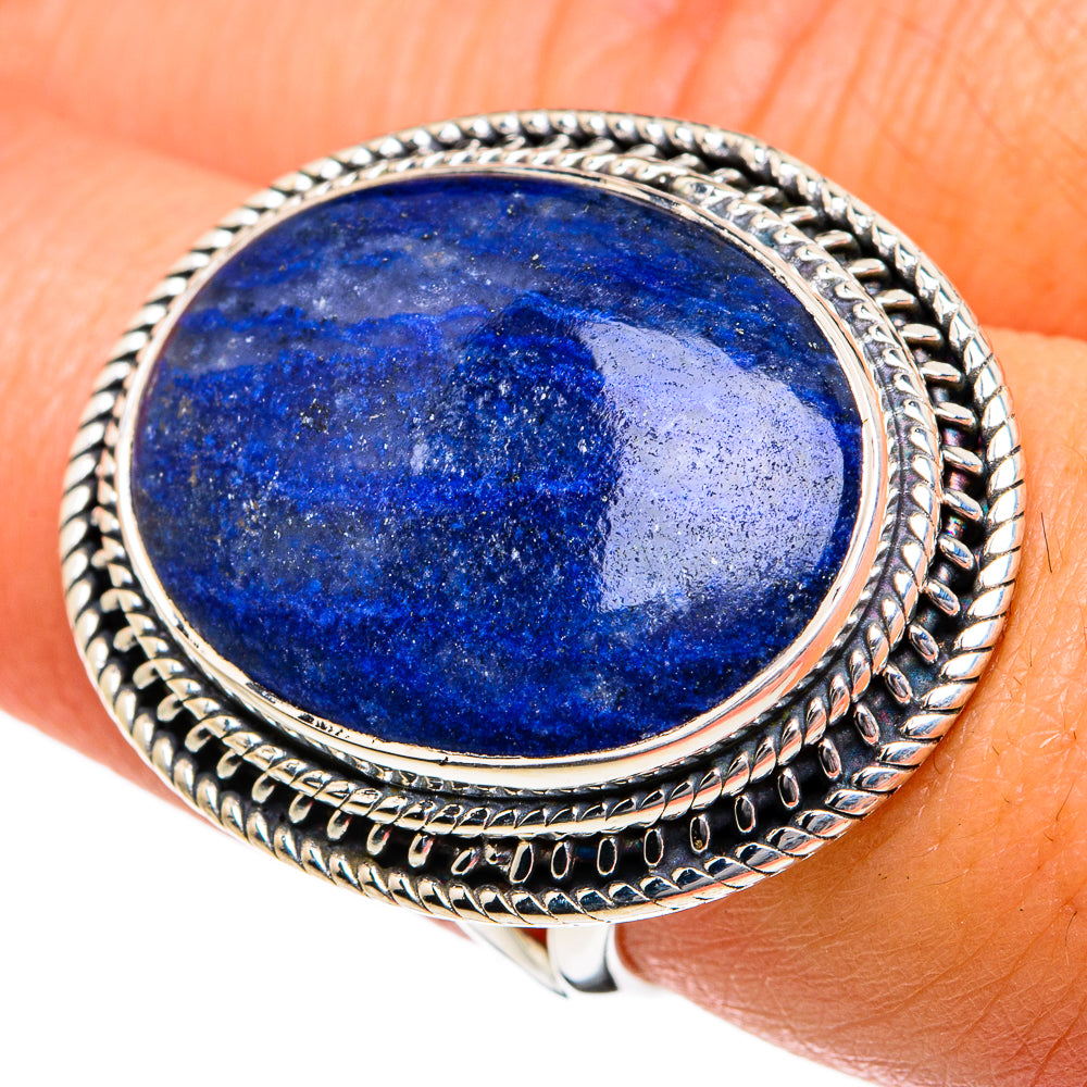 Lapis Lazuli Rings handcrafted by Anasilvercos - RING81115