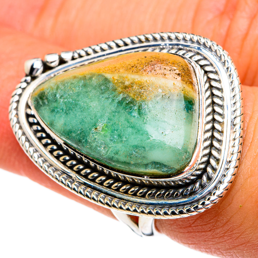 Ocean Jasper Rings handcrafted by Anasilvercos - RING81145