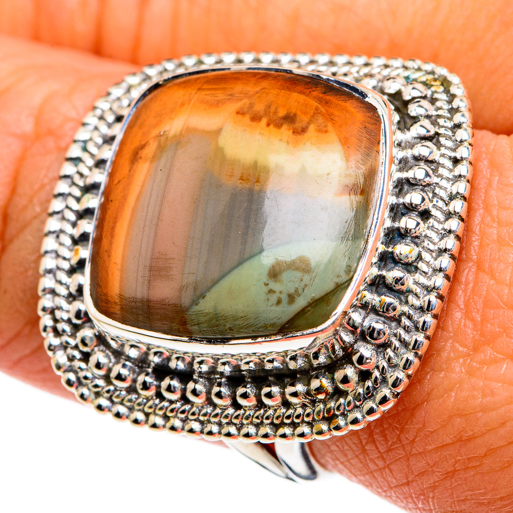 Willow Creek Jasper Rings handcrafted by Anasilvercos - RING81150