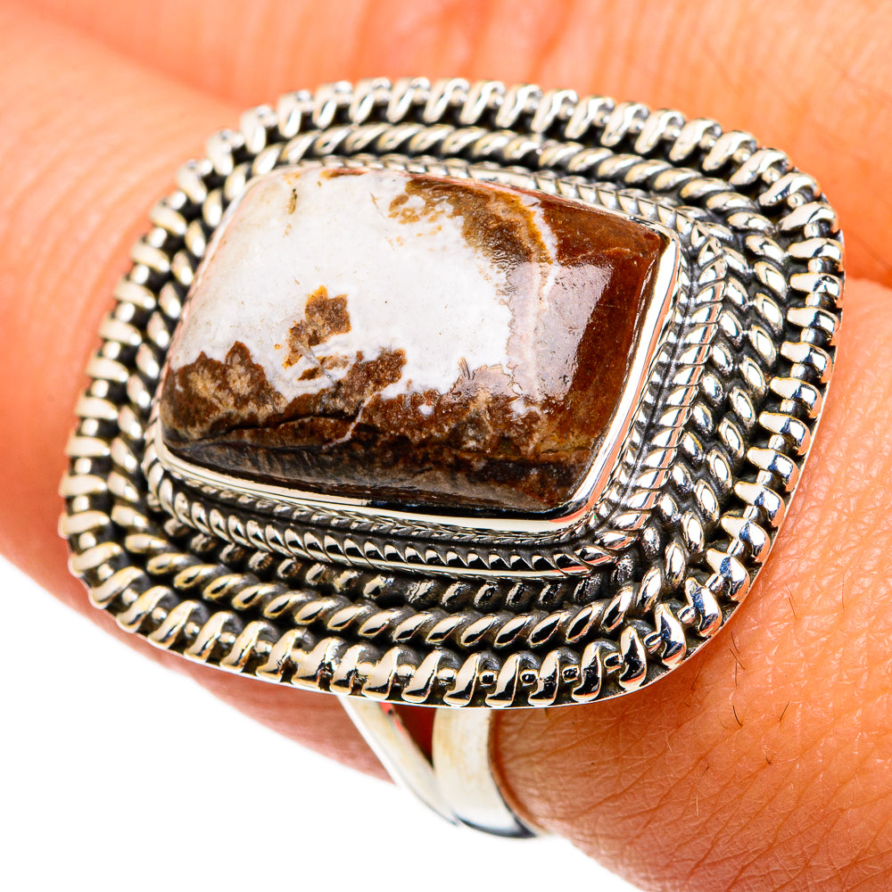 Wild Horse Jasper Rings handcrafted by Anasilvercos - RING81151