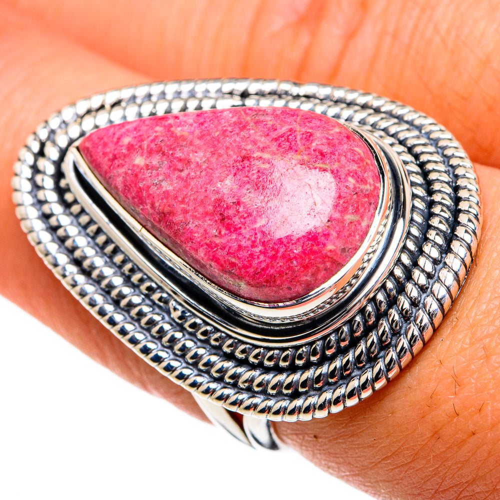 Thulite Rings handcrafted by Anasilvercos - RING81154