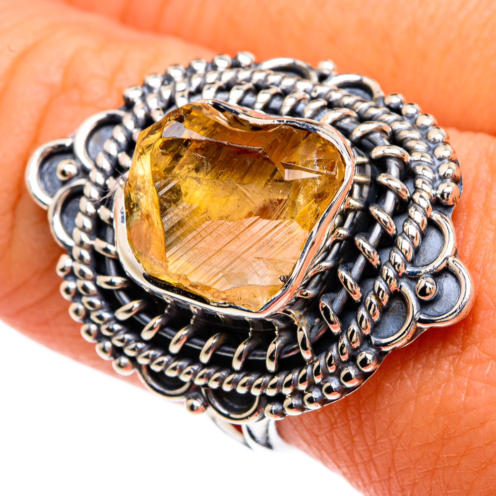 Citrine Rings handcrafted by Anasilvercos - RING81185