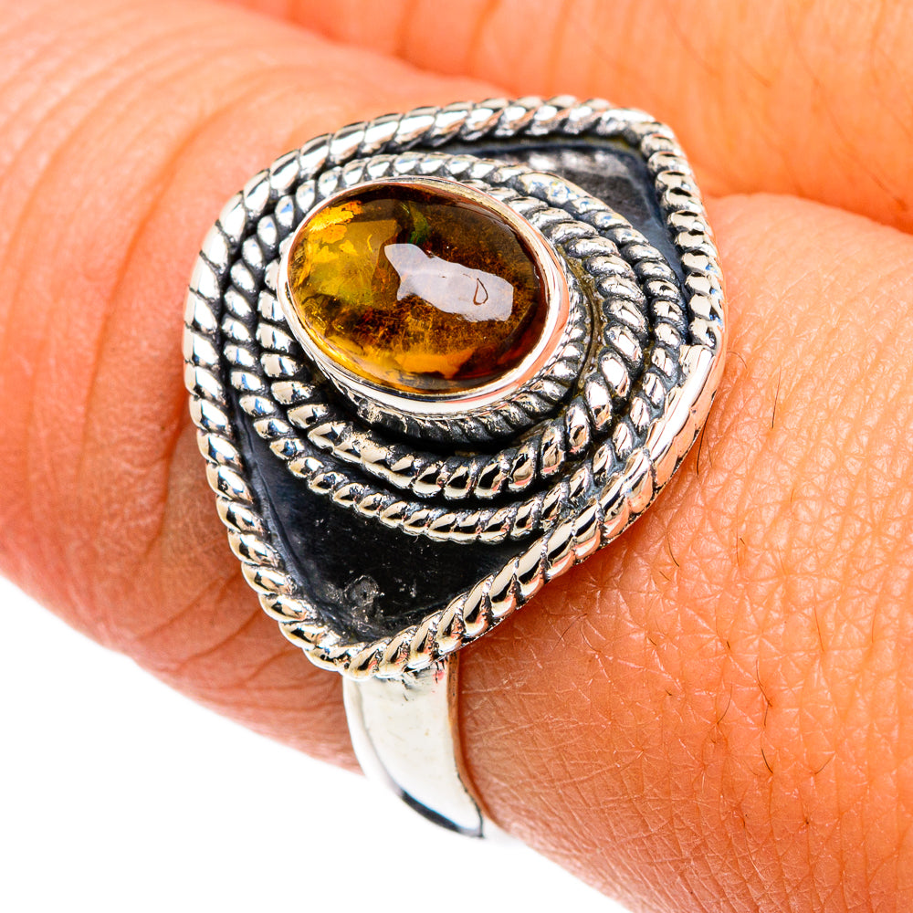 Citrine Rings handcrafted by Anasilvercos - RING81254