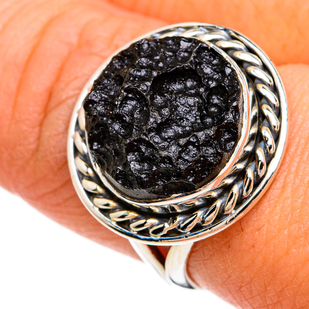 Tektite Rings handcrafted by Anasilvercos - RING81261