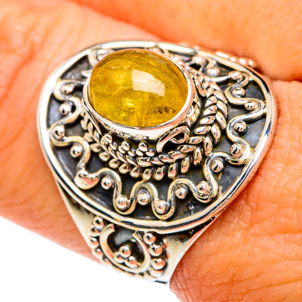 Rutilated Quartz Rings handcrafted by Anasilvercos - RING81283