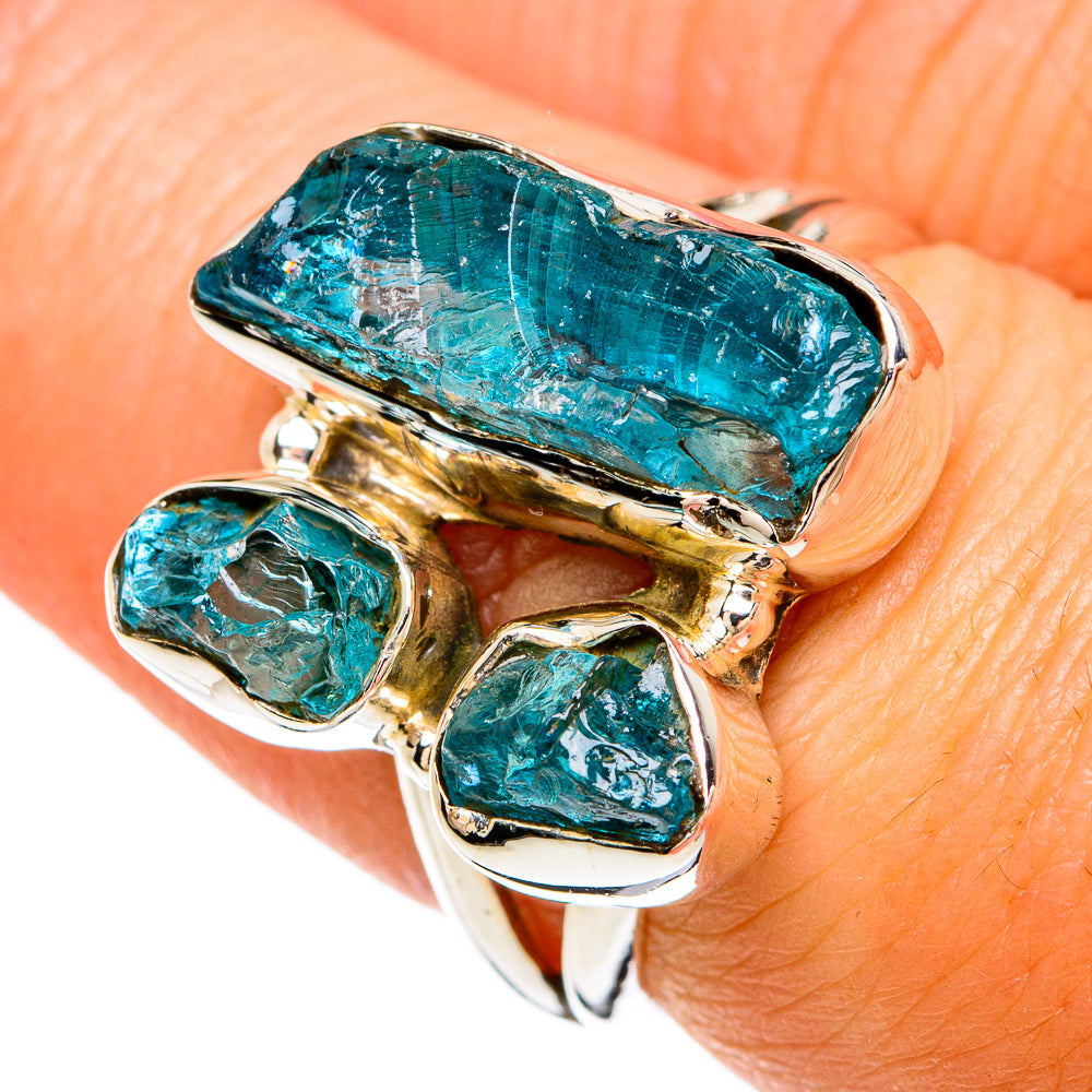 Apatite Rings handcrafted by Anasilvercos - RING81305