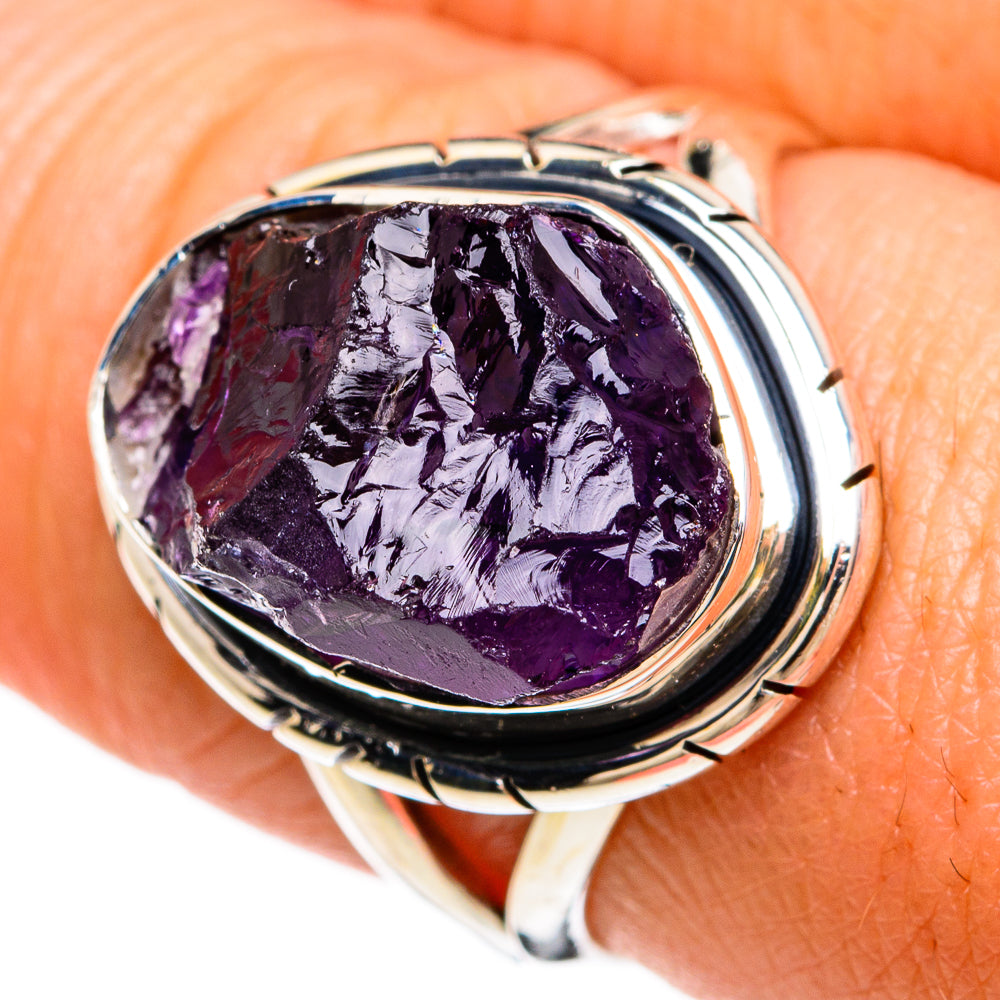Amethyst Rings handcrafted by Anasilvercos - RING81354