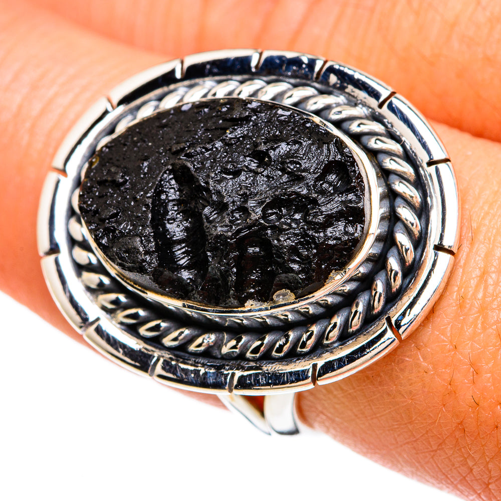 Tektite Rings handcrafted by Anasilvercos - RING81357