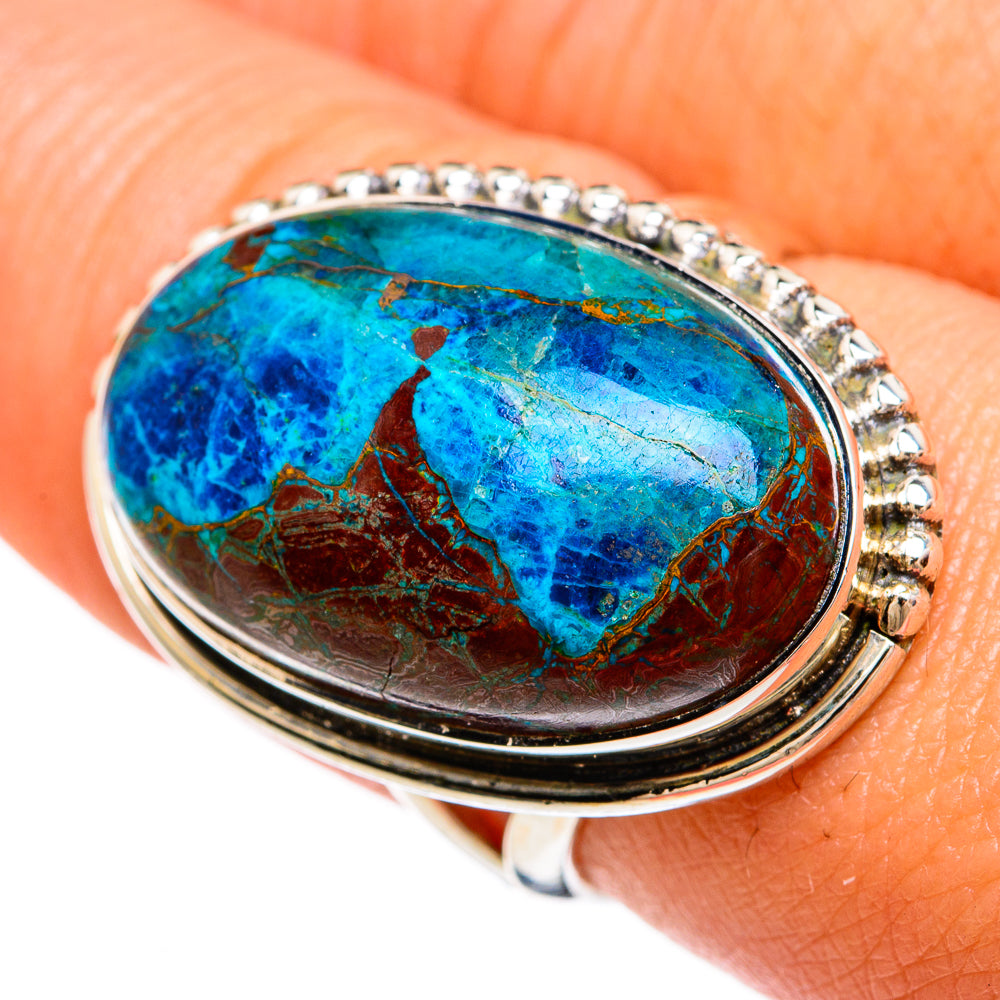Chrysocolla Rings handcrafted by Anasilvercos - RING81374