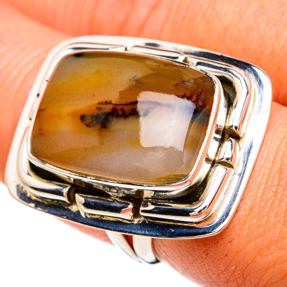 Montana Agate Rings handcrafted by Anasilvercos - RING81383