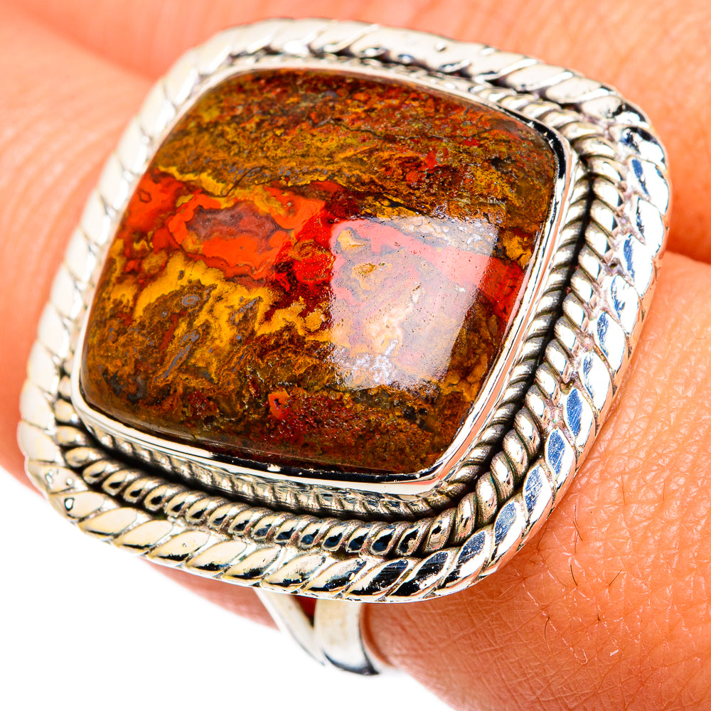 Moroccan Agate Rings handcrafted by Anasilvercos - RING81384