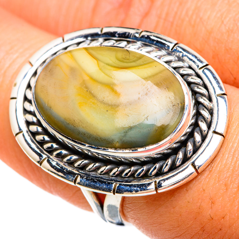Willow Creek Jasper Rings handcrafted by Anasilvercos - RING81385