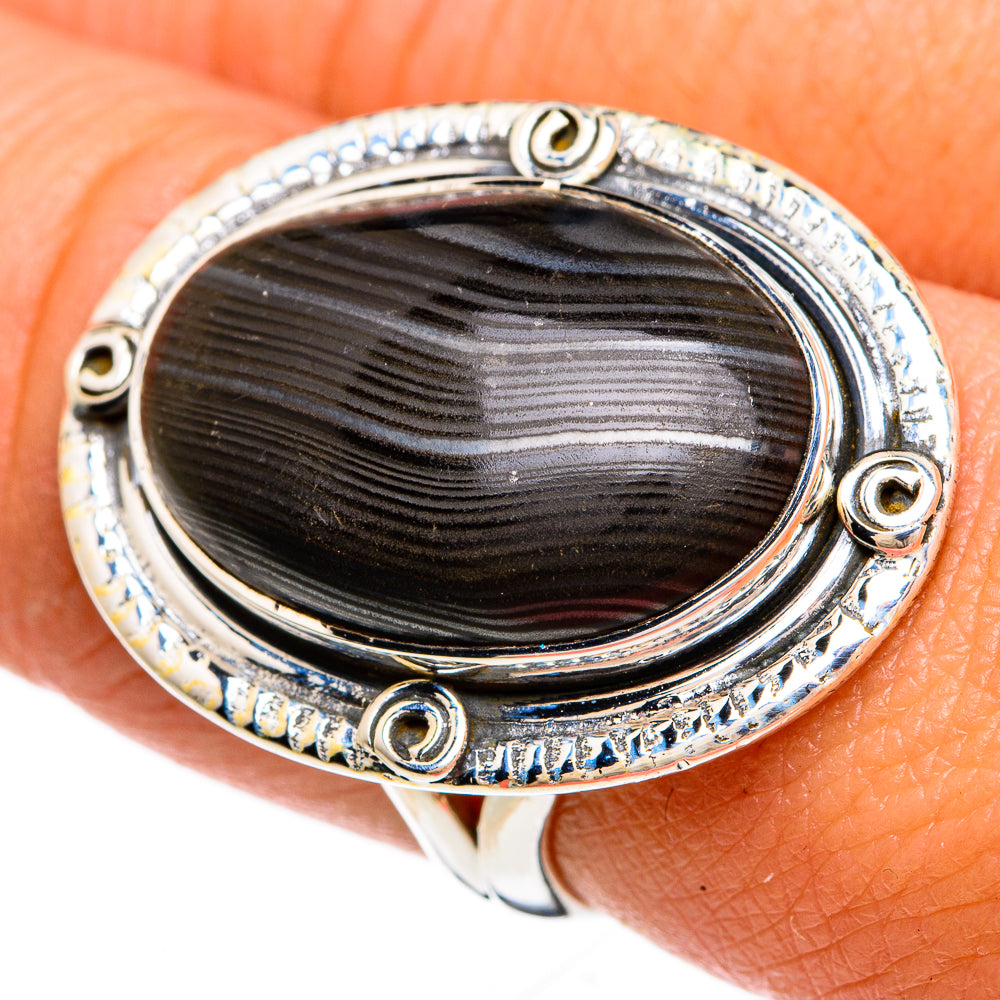 Psilomelane Rings handcrafted by Anasilvercos - RING81462