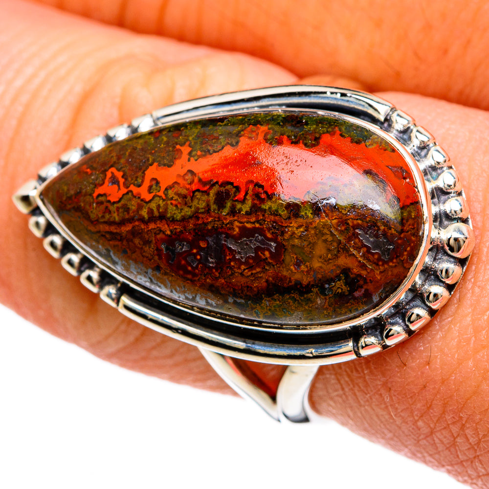 Moroccan Agate Rings handcrafted by Anasilvercos - RING81480