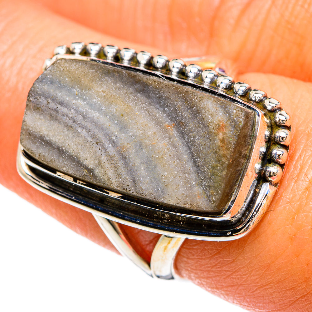 Desert Druzy Rings handcrafted by Anasilvercos - RING81501